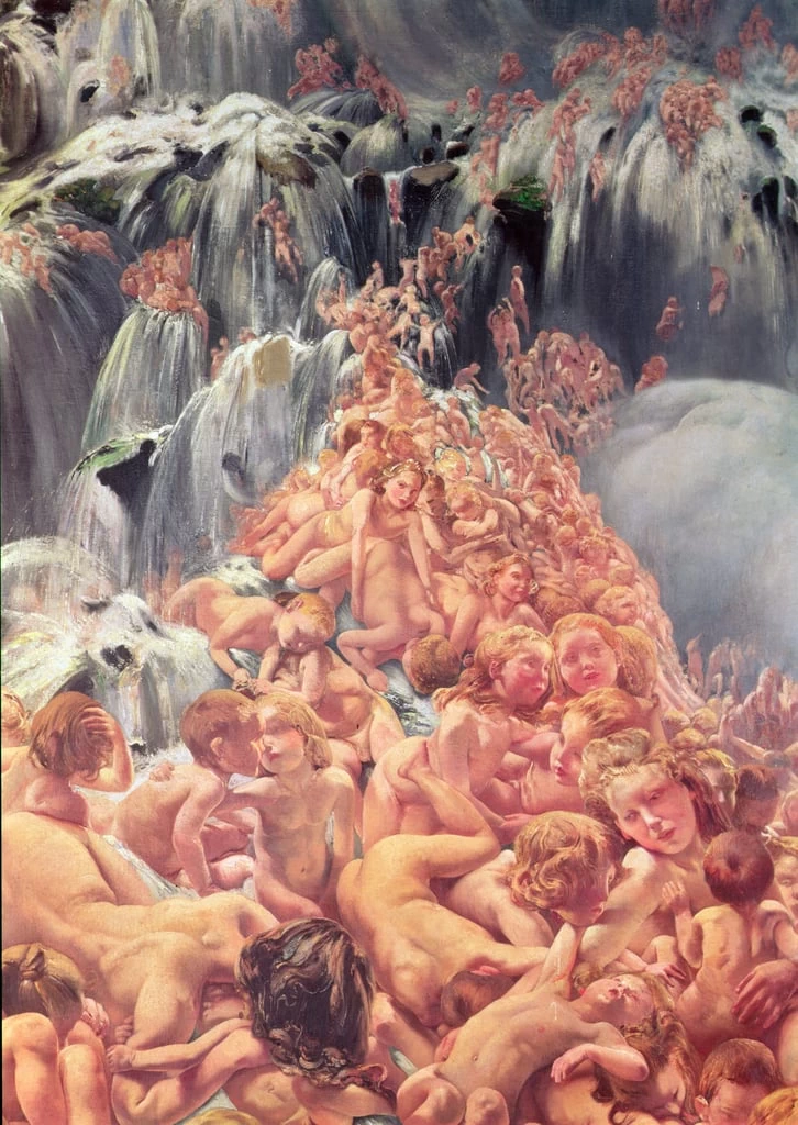 Il ghiaccio - Musees Royaux des Beaux, Arts de Belgique, Brussels, dettaglio